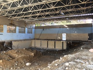 Next week, work will begin on the upgrading and replacement of the roof in the swimming pool.